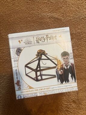 Gold Chocolate Frog Jewelry Box from Harry Potter